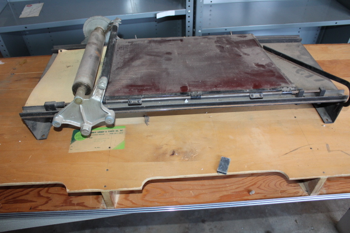 lot 1612 image: Screen Printer