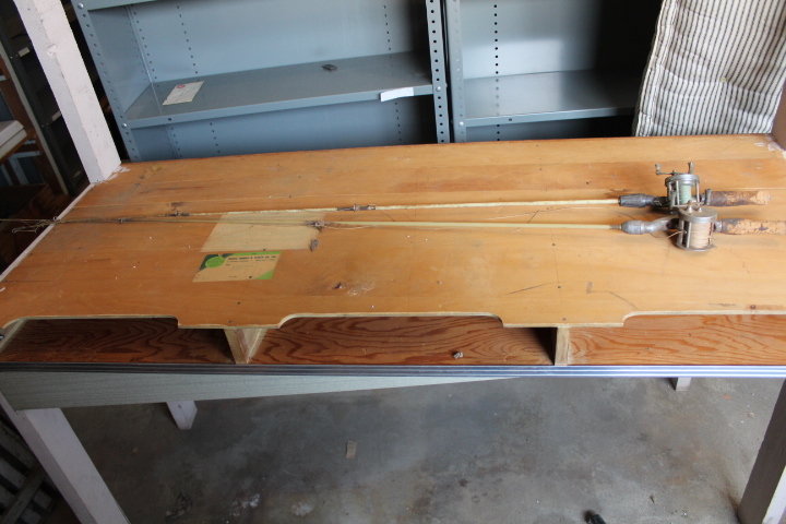 lot 1616 image: 2 Vintage Rod and Reel