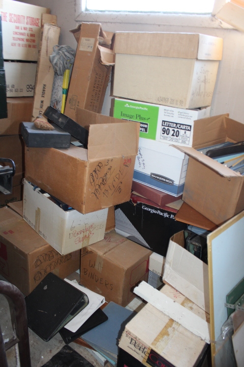 lot 1617 image: Large Lot of 3-ring Binders