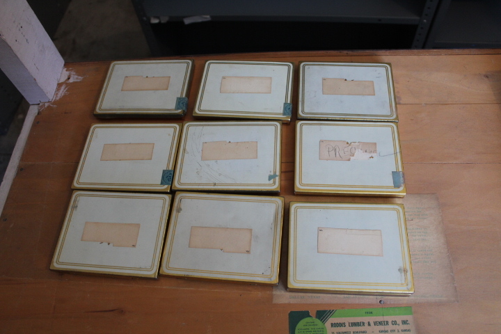 lot 1735 image: 9 Metal Cigarette boxes