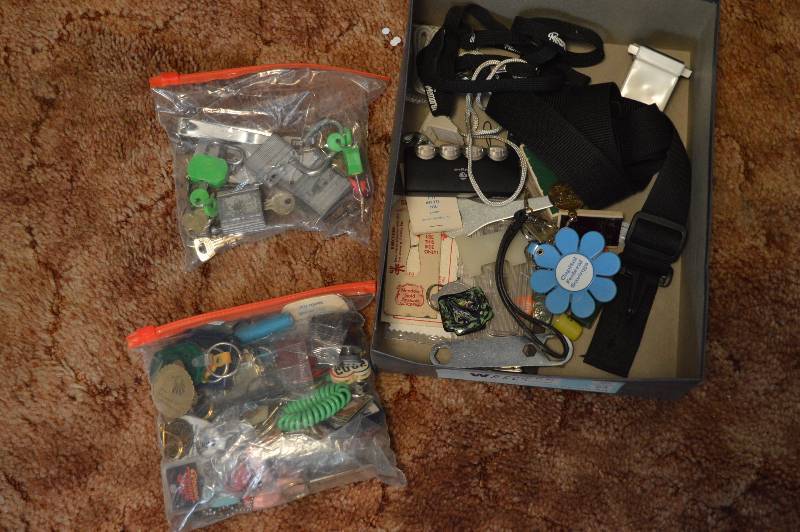 lot 1660 image: Misc. - Locks, Lanyards, Keychains