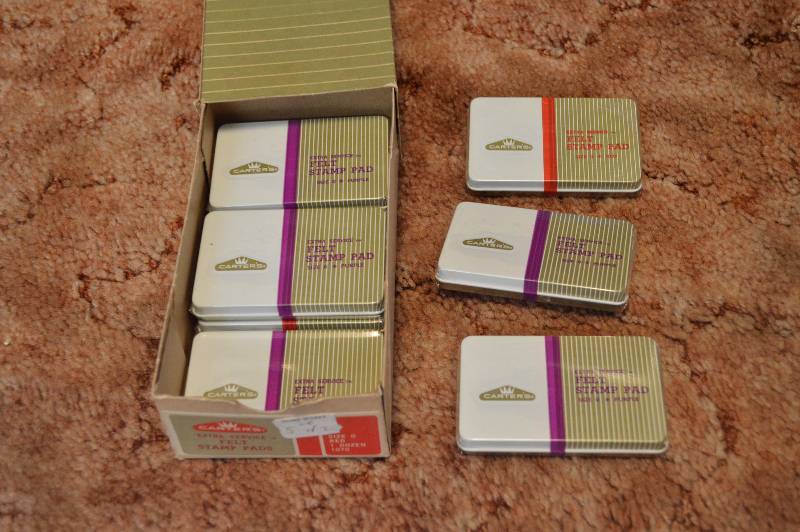 lot 1676 image: Felt Stamp Pads