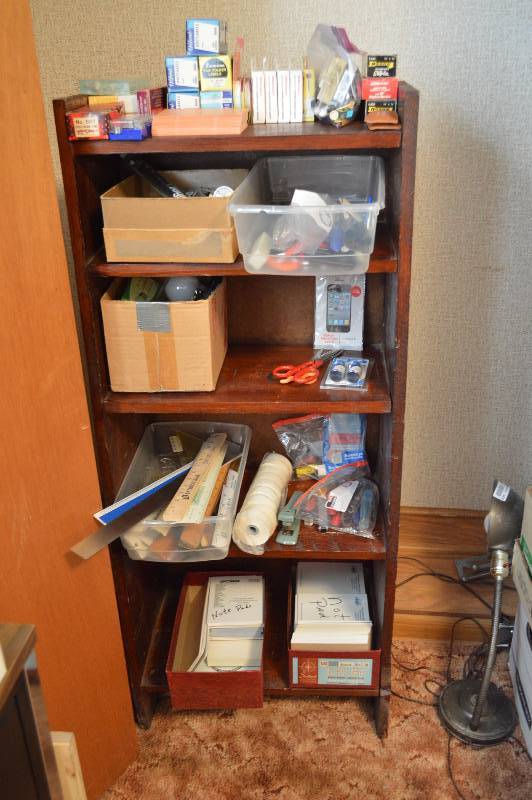lot 1684 image: Office supplies - All contents on shelves - SHELF NOT INCLUDED