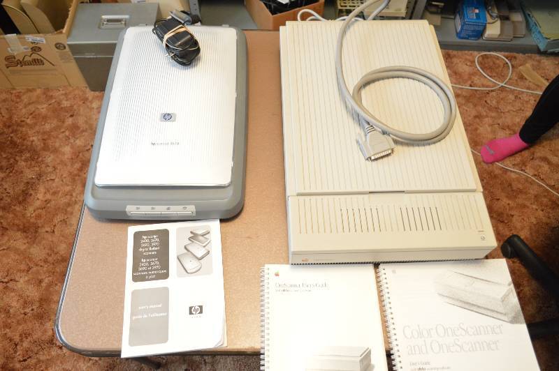 lot 1691 image: HP ScanJet & Apple OneScanner (untested)