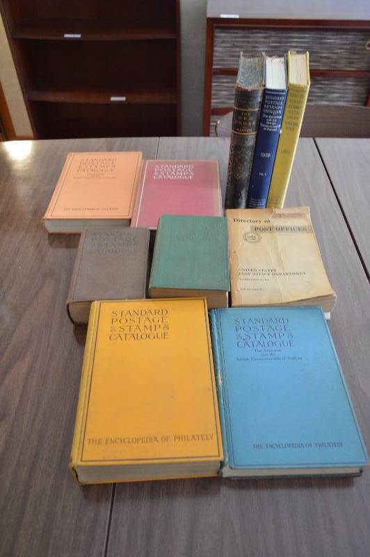 lot 1781 image: Postage stamp catalog books collection