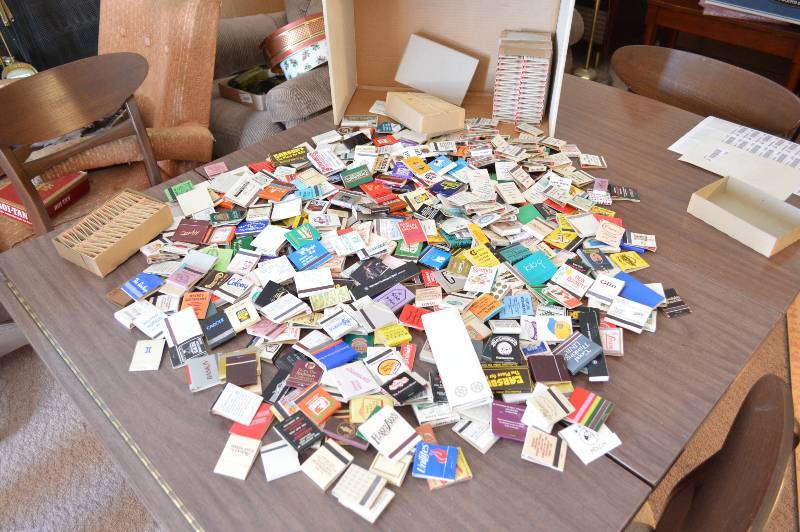lot 1786 image: Collection of match books Wow