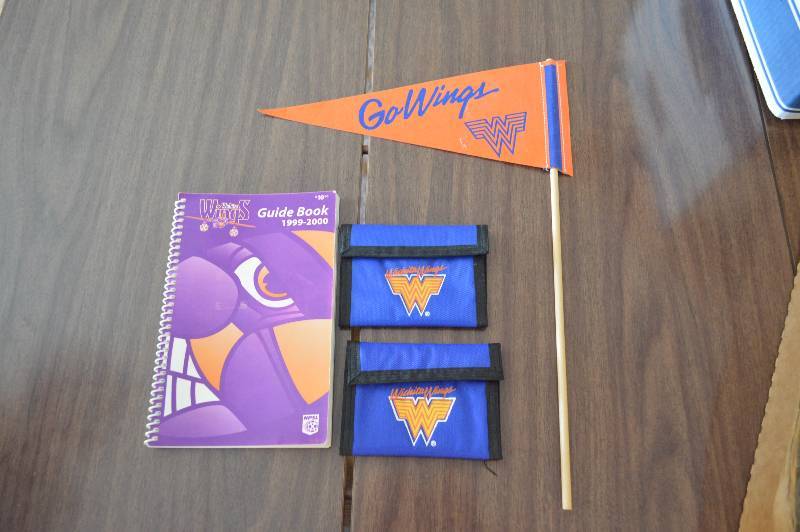 lot 1798 image: Wichita Wings paraphernalia