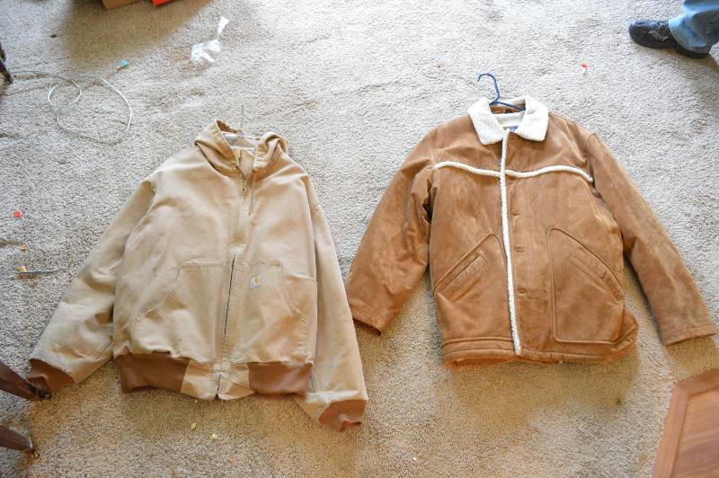 lot 1154 image: 2 coats - 1 is carhartt