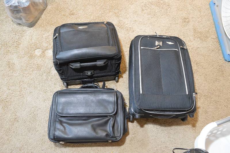 lot 1180 image: 3 pieces luggage