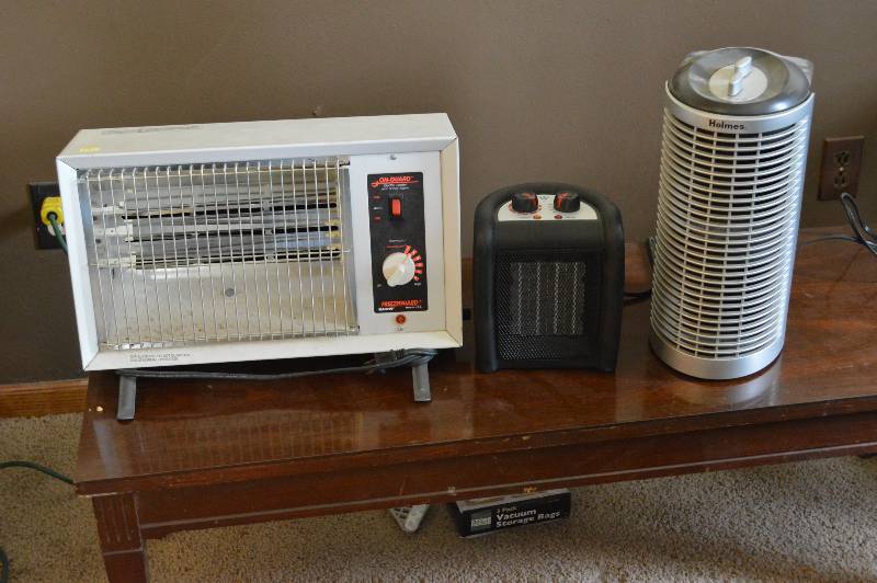 lot 1206 image: 3 electric heaters