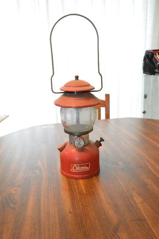 lot 1221 image: Red Coleman lantern