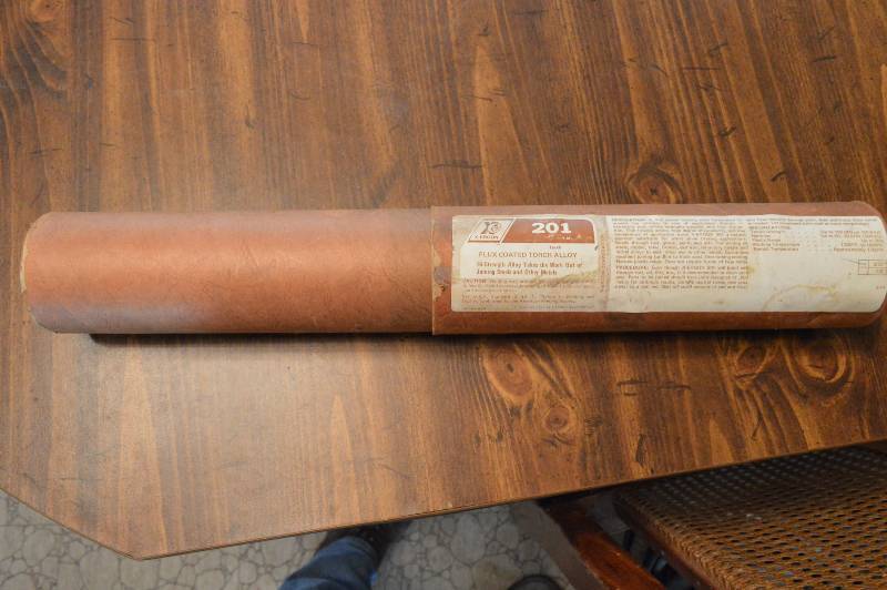 lot 1247 image: Flux coated torch alloy rods