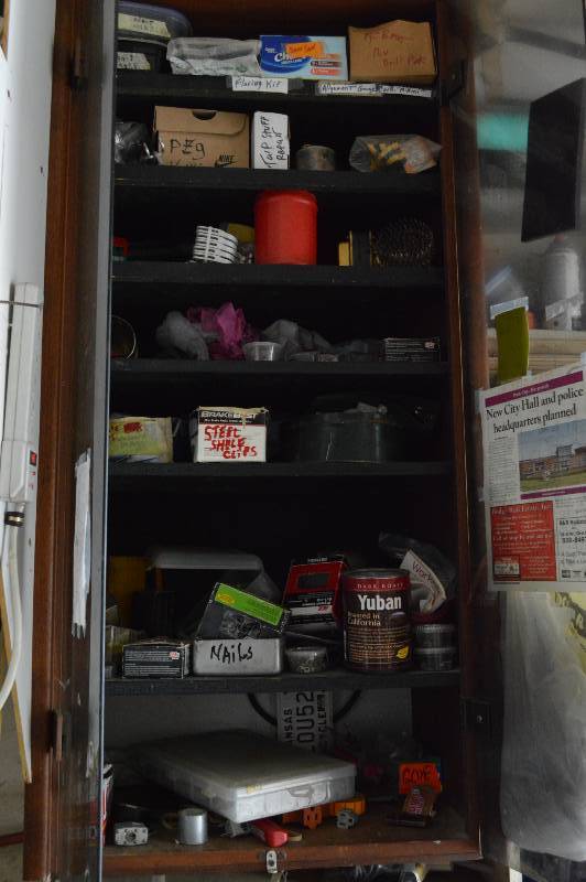 lot 1285 image: All contents of shelf - bring boxes