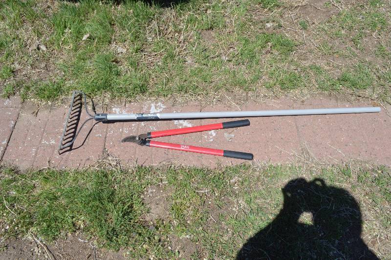 lot 2522 image: Rakes and loppers