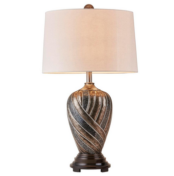 lot 117 image: Lelei 29.75 Bronze Table Lamp