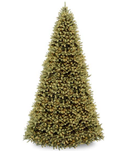 lot 107 image: 12ft tall Downswept Douglas Fir Tree with Clear Lights
