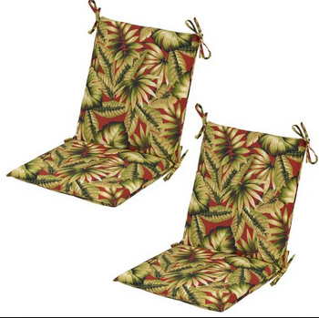 lot 4 image: Arbury Midback Outdoor Dining  Chair Cushions -Pair