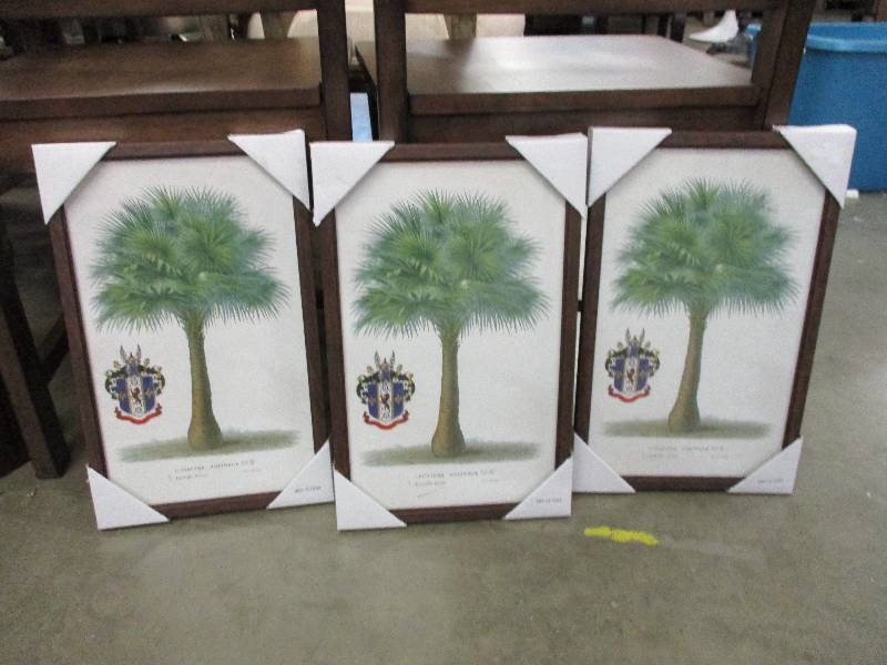 lot 21 image: Set of 3 New Art Prints