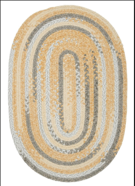 lot 161 image: Rag-Time YellowGray Area Rug. 5ft x 7ft