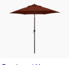 lot 167 image: Kearney 9ft Market Umbrella
