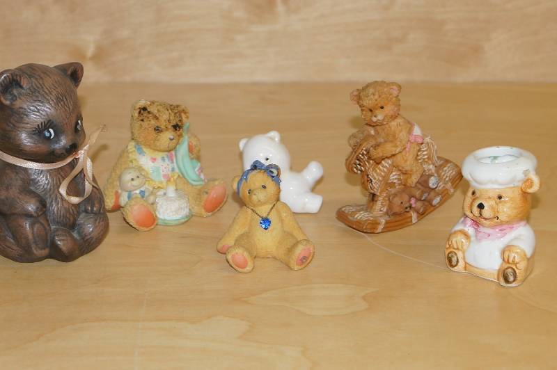 teddy bear figurines collectibles