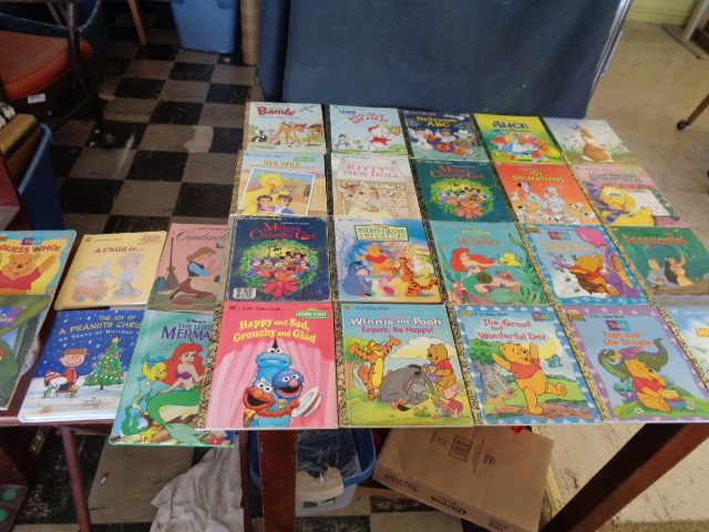 lot 6077 image: 21 Walt Disney A little Golden Book books