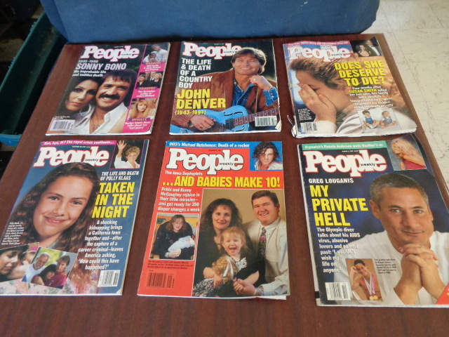 lot 6082 image: Important News People Magazines