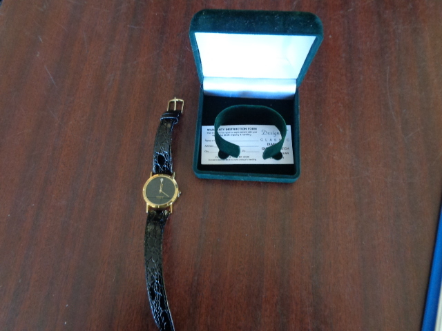 lot 6097 image: Desinger Classic Diamond Quartz Watch