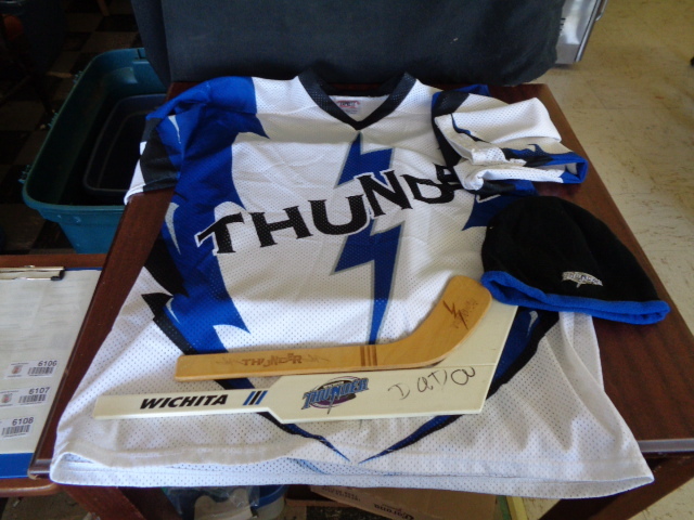 lot 6106 image: Wichita Thunder Memorabilia