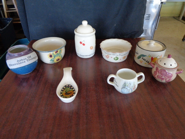 lot 6113 image: Misc Bowls and Canisters