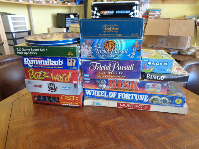 lot 6138 image: Box of Board Games