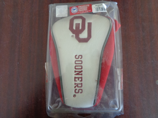 lot 6173 image: Collegiate License Product OU Sunset Golf Club Cover