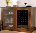 Siena Mezzo Wine Credenza Walnut Msrp 1 895 00 Wine Cooler Sold