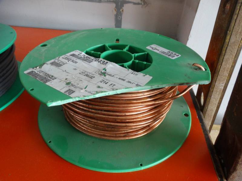 lot 5534 image: Copper weld wire