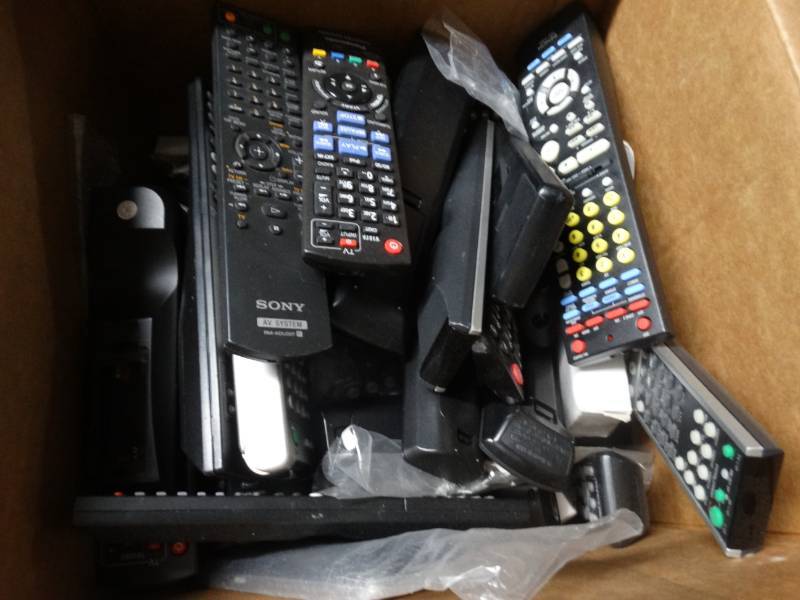 lot 8466 image: Lot of various remotes.