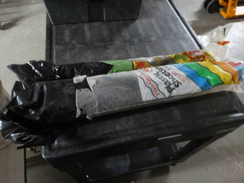 lot 8559 image: Lot of plastic sheeting.