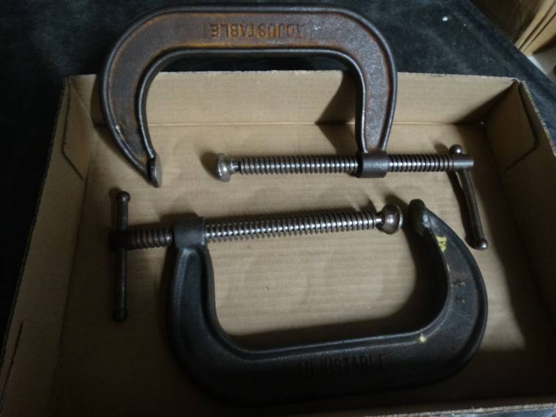 lot 8565 image: 2- 6 C clamps.