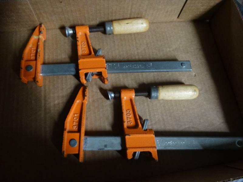 lot 8567 image: 2- 6 Jorgensen clamps.