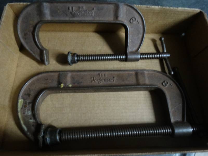 lot 8569 image: 2 C clamps.