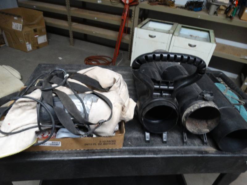 lot 8603 image: Lot of Leaf blower attachments.
