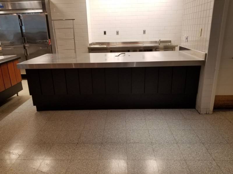 lot 4063 image: Stainless Steel Prep Table