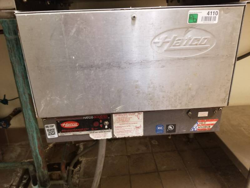 lot 4110 image: Hatco Booster Water Heater