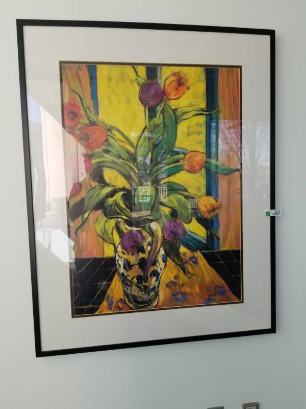 lot 4116 image: Floral Picture 37 x 47