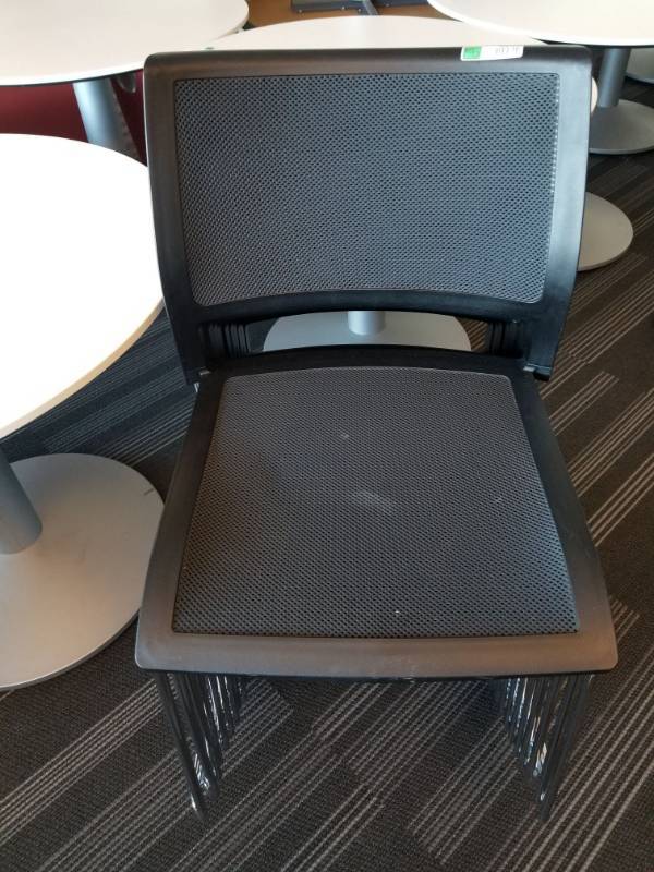 lot 4256 image: Axona Aichi Tipo Black Mesh Chair