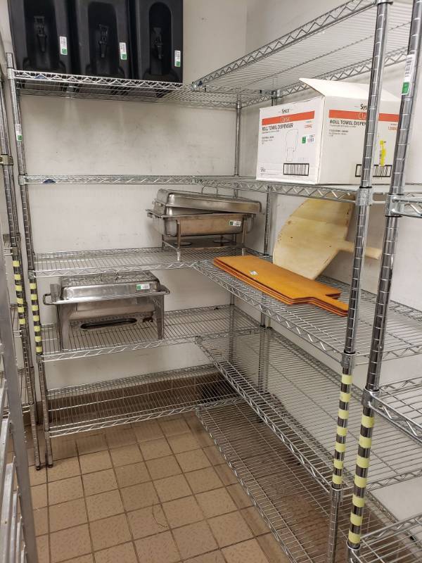 lot 5089 image: 42x 18 x 75 Metro 5 Tier Rack.