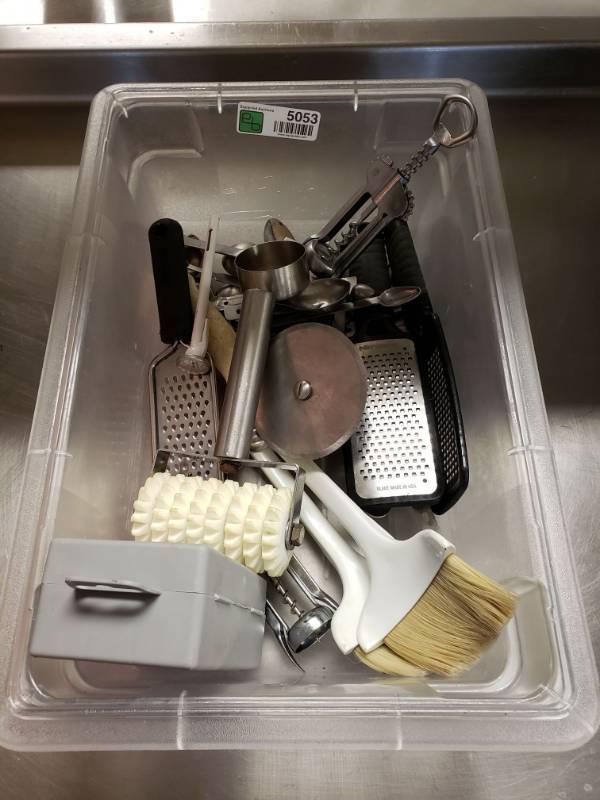 lot 5053 image: Measuring Spoons, Cork Screws, Cheese Graters and more