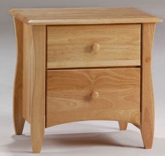 lot 1963 image: Night & Day Furniture Spices Bedroom 2 Drawer Nightstand MSRP $277.99