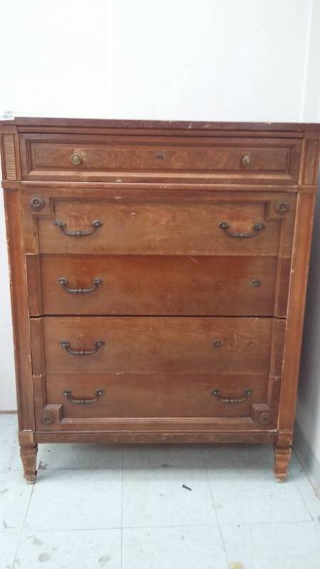 Bassett Furniture Vintage Dresser Chest Of Drawers Fleetsale