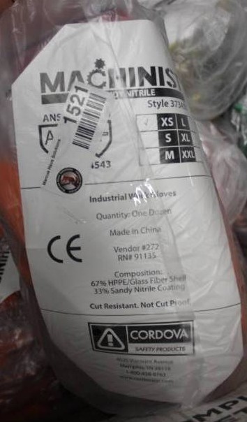 lot 1521 image: 12 - Cordova High-Performance Cut Resistant Glove with Polyurethane Palm Coating