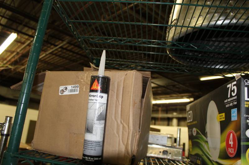 lot 1499 image: 12 - Sikaflex-124 Mirror Grip Gray Polyurethane Adhesive 10.1 fl. oz. Cartridge